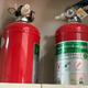 Fire extinguishers on the train with Chinese instructions on Lagos-Ibadan train